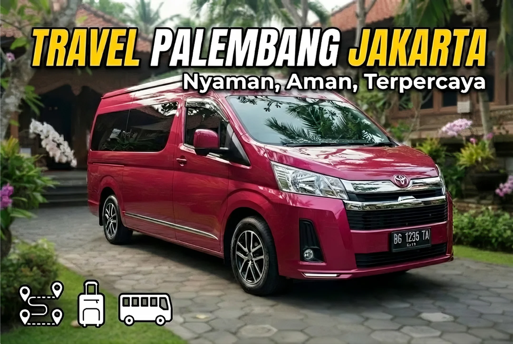 Armada HiAce Travel Palembang Jakarta